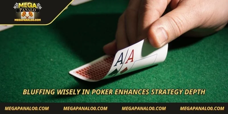 Bluffing wisely in Poker enhances strategy depth