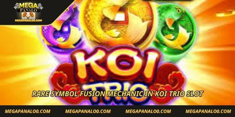 Rare symbol fusion mechanic in Koi Trio slot