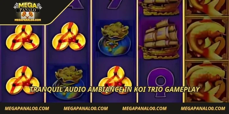 Tranquil audio ambiance in Koi Trio gameplay