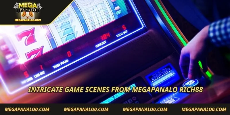 Intricate game scenes from Megapanalo RICH88