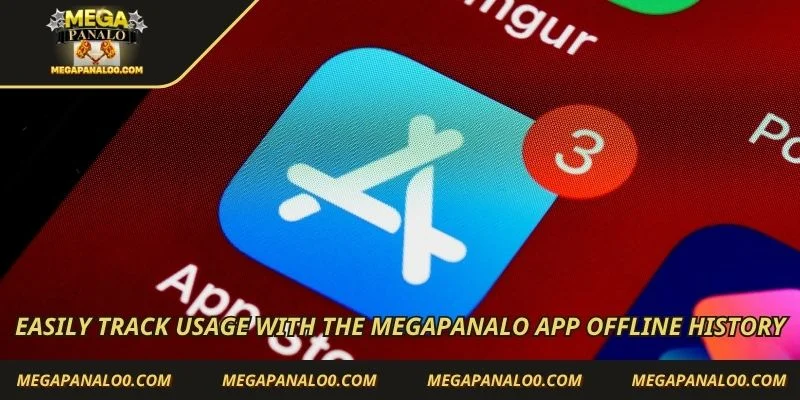 Easily track usage with the Megapanalo app offline history