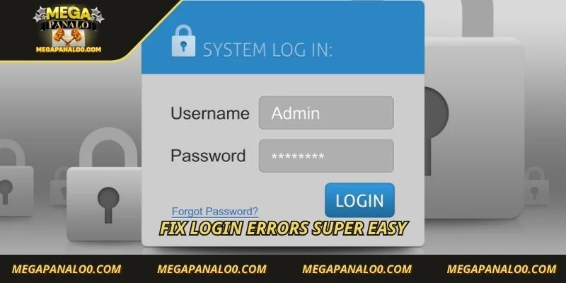 Fix login errors super easy