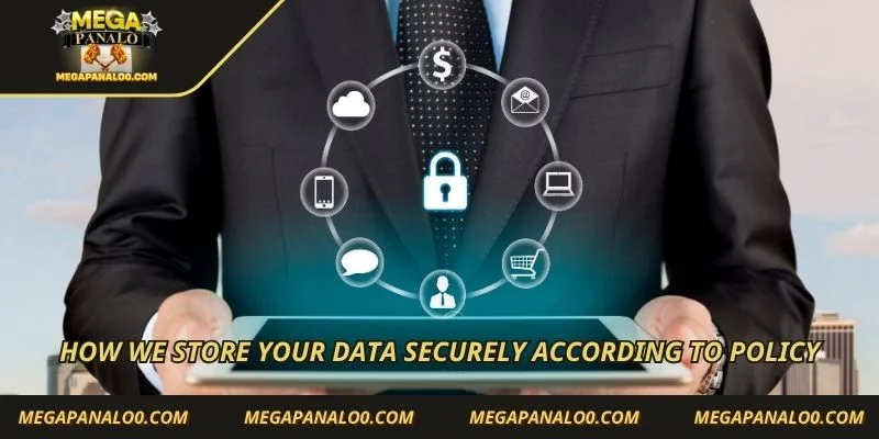 How we store your data securely according to policy