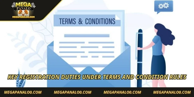 Key registration duties under terms and condition rules