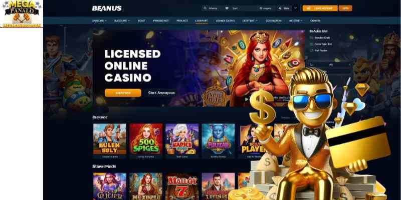 Licensed Online Casino Interface